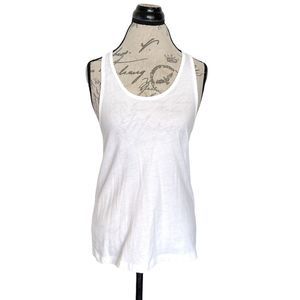 Gap Womens Tank Top Size XS White Activewear Workout Yoga Racerback Sleeveless